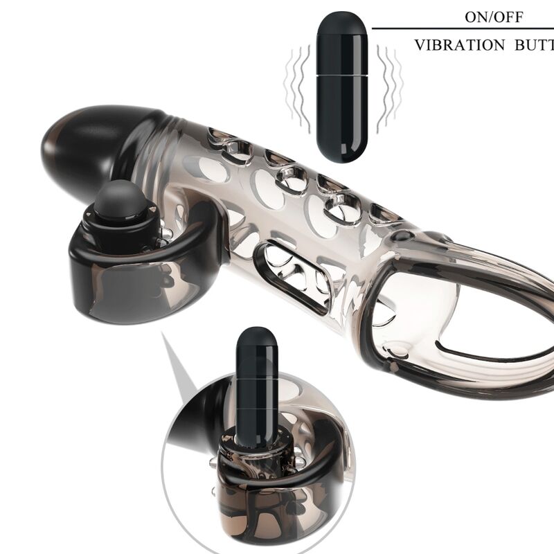 ROMANCE Manga Extendida Negro – Diseño Ergonómico Para Placer Mejorado