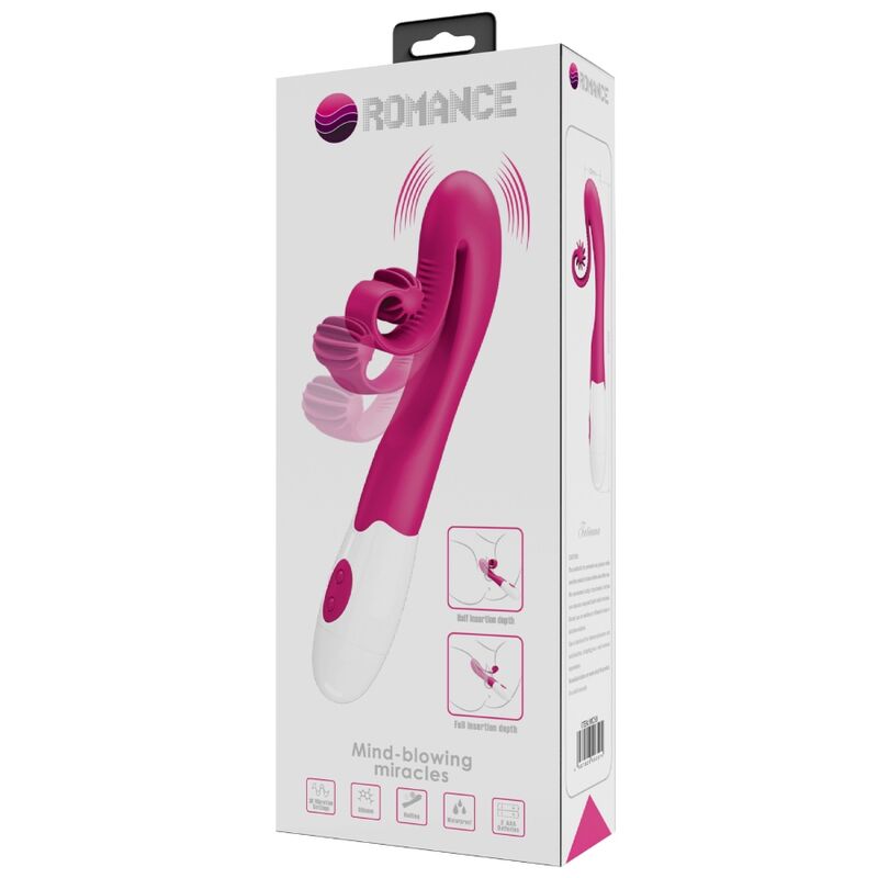 Comprar Romance Vibrador Rosa – Estimulador Ergonómico Con 30 Velocidades Para Placer Personalizado-Noxtic