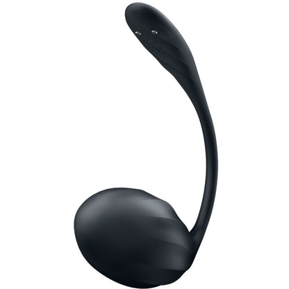 Stimolatore Satisfyer Ribbed Petal con telecomando, nero – Sex toy con app per un'esperienza personalizzata