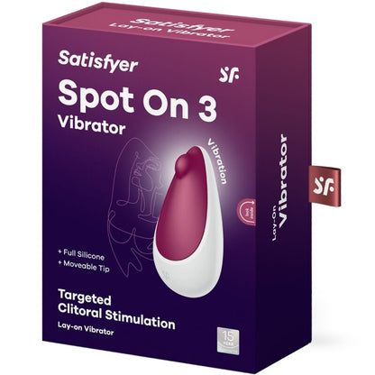Stimolatore Satisfyer Spot On 3 Rosso – Design compatto per una stimolazione mirata