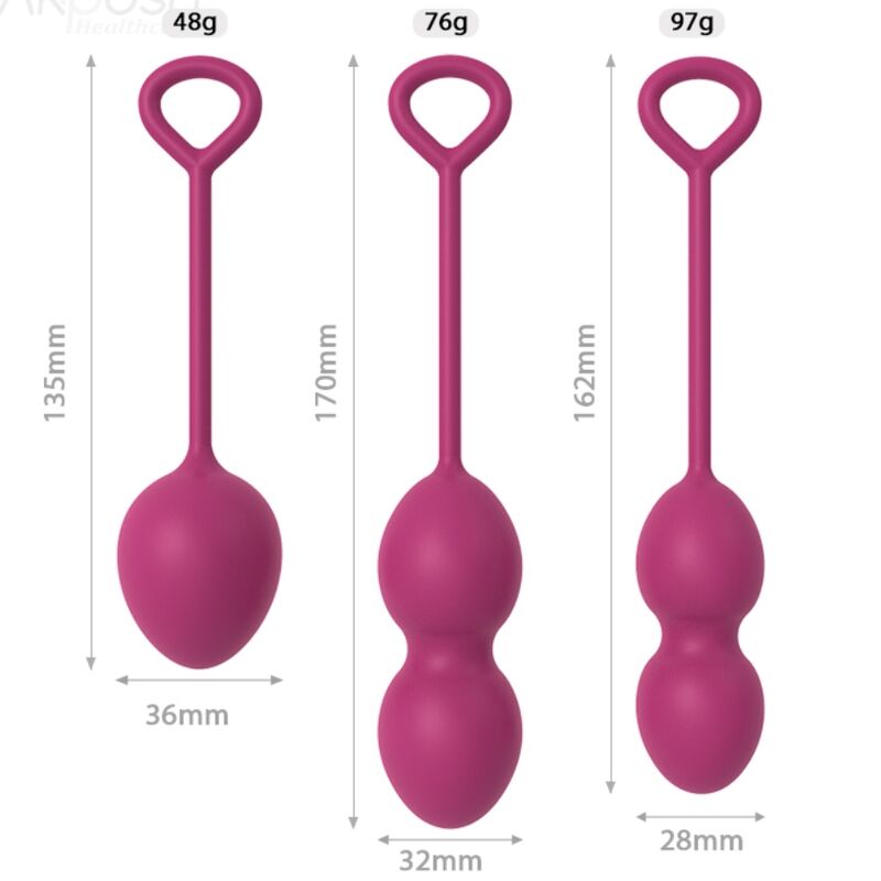ARMONY - ANABIOSIS VAGINAL WEIGHTS 3 LEVELS BOUGAMBIILLA