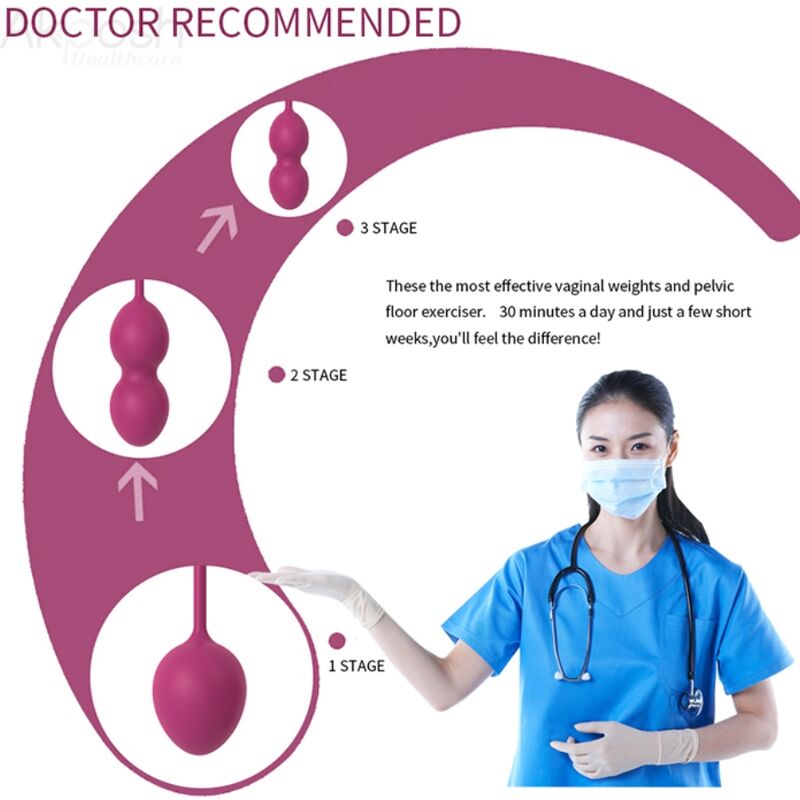 ARMONY - ANABIOSIS VAGINAL WEIGHTS 3 LEVELS BOUGAMBIILLA