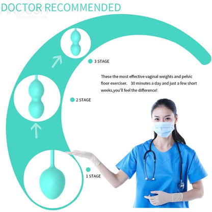 Pesi vaginali Armony Anabiosis 3 livelli verdi – Migliora il benessere personale con design ergonomico