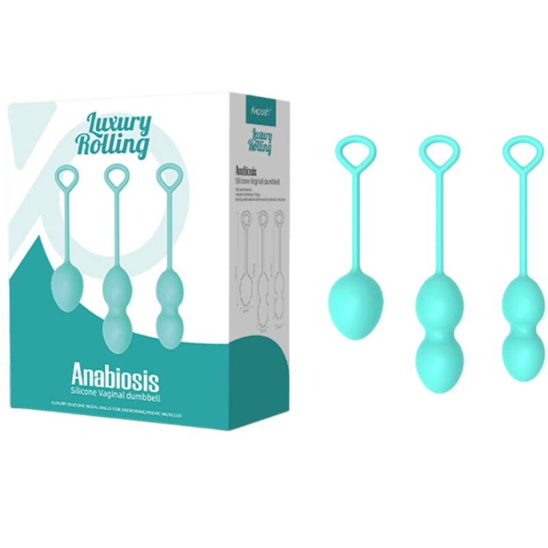 Pesi vaginali Armony Anabiosis 3 livelli verdi – Migliora il benessere personale con design ergonomico