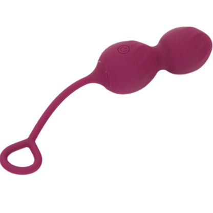 ARMONY - BLOSSOMS VAGINAL WEIGHTS VIBRATING REMOTE CONTROL 10 VIBRATIONS DARK RED