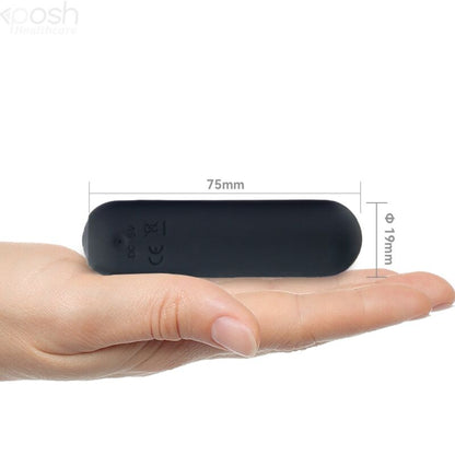 ARMONY Splash Haha Black Vibrating Bullet – Vibratore ricaricabile con design ergonomico e 10 modalità di vibrazione