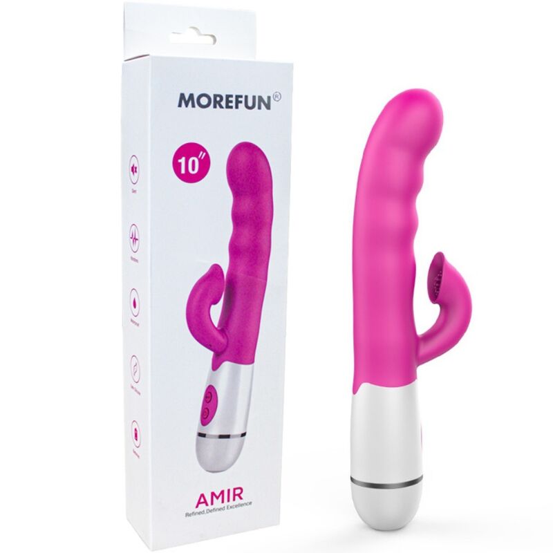 ARMONY - AMIR MULTIFUNCTIONAL VIBRATOR WITH STIMULATING TONGUE 16 SPEEDS PINK