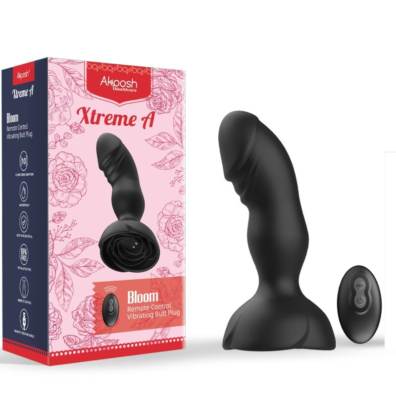 ARMONY Extreme A Bloom Rosa – Vibrador Y Plug Anal Con Control Remoto Para Experiencia Sensorial Intensa