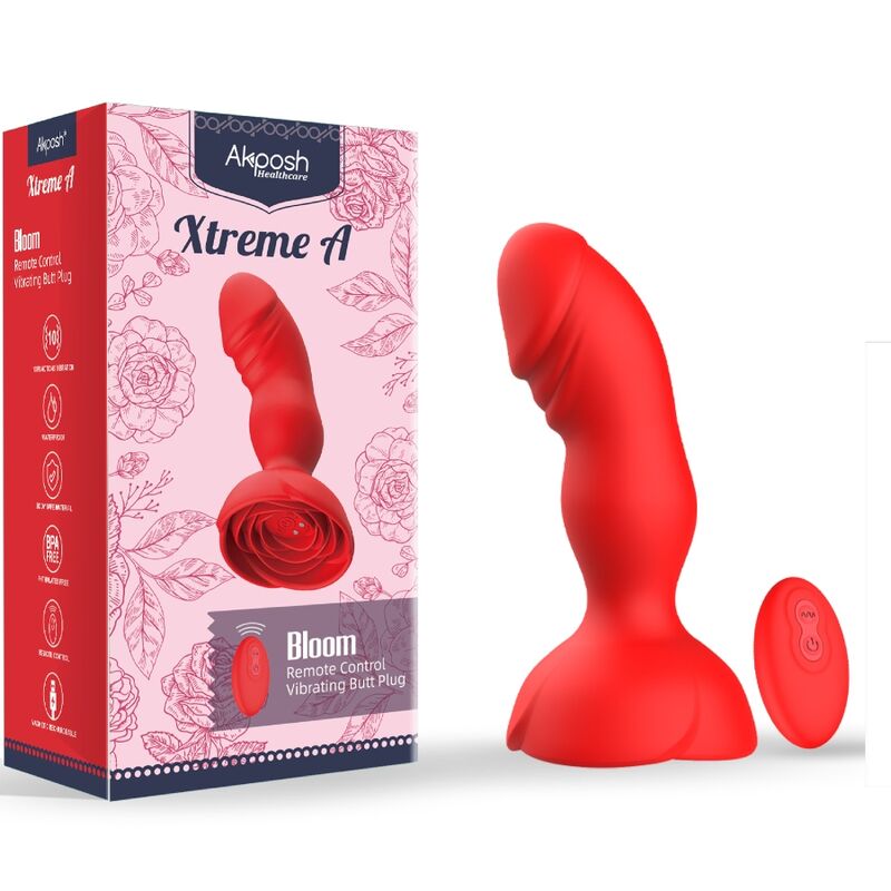 ARMONY Extreme A Bloom Rosa – Vibrador Y Plug Anal Con Control Remoto Para Experiencia Sensorial Mejorada