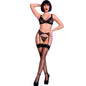 Comprar Chilirose CR 4692 Set Cuatro Piezas Negro S – Lencería Elegante Para Estilo Sofisticado y Comodidad-Noxtic