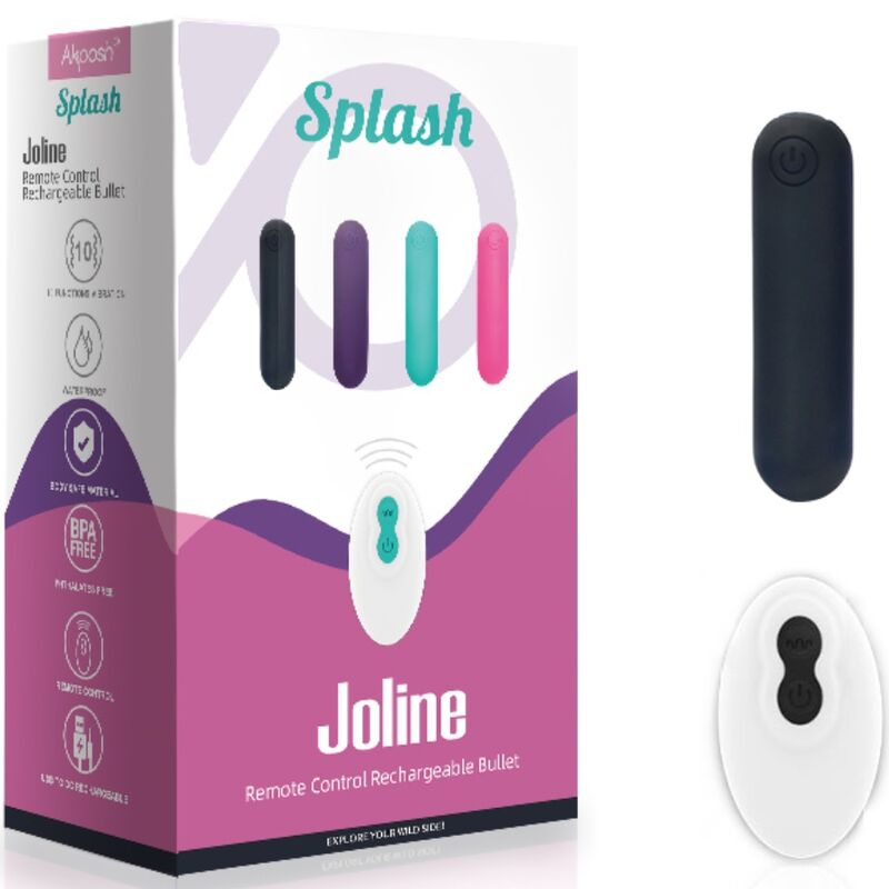 ARMONY Splash Joline Vibrating Bullet – Silicone con telecomando e 10 modalità di vibrazione