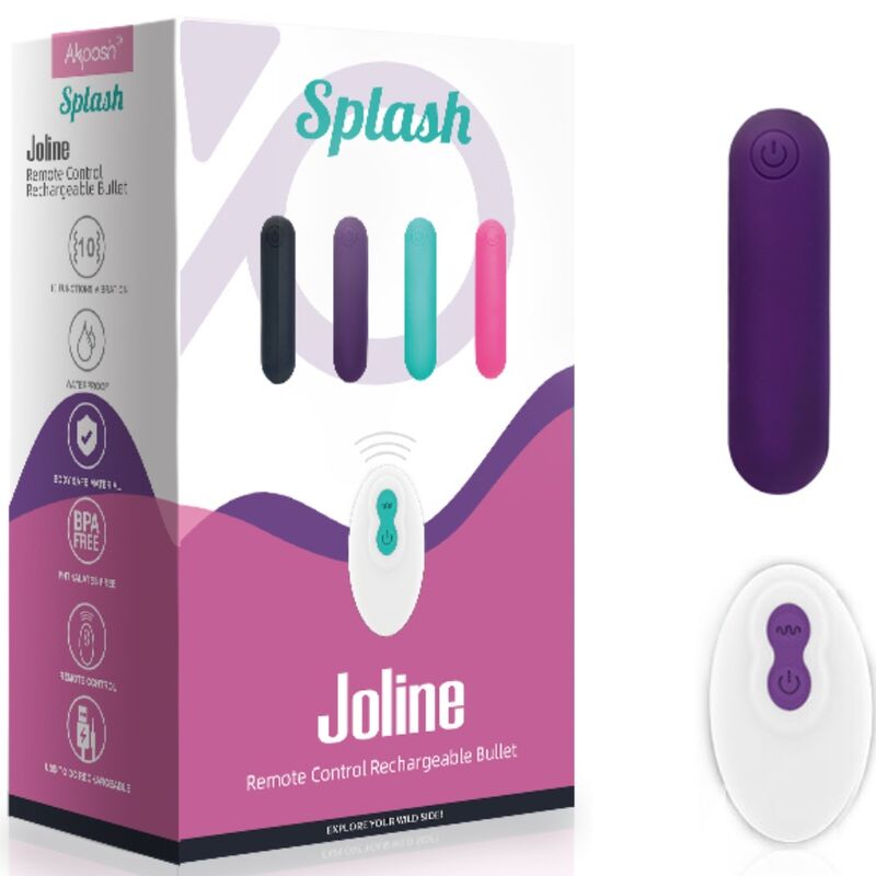 ARMONY Splash Joline Vibrating Bullet – Design elegante con telecomando e 10 modalità di vibrazione