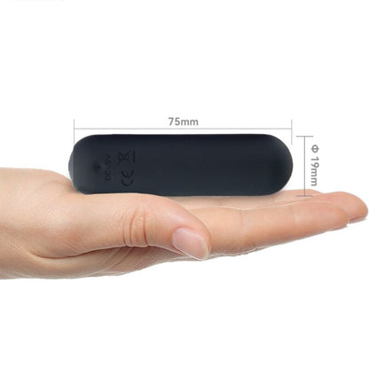 ARMONY Splash Joie Bala Vibradora Negra – Vibrador Recargable Con 10 Modos De Vibración