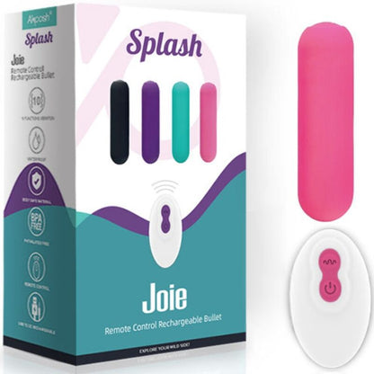 ARMONY Splash Joie Vibrating Bullet Rosa – Telecomando con 10 Modalità di Vibrazione