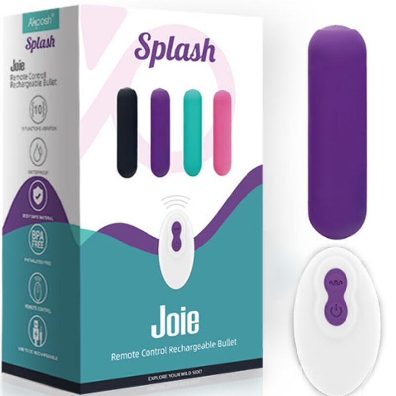 ARMONY Splash Joie Vibrating Bullet – Silicone medico con telecomando e 10 vibrazioni
