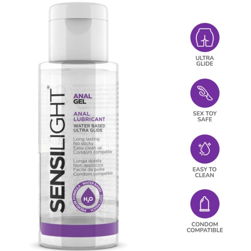 IntimateLine Sensilight Anal Glide Gel 30ml – Lubrificante a base d'acqua per un piacere affidabile