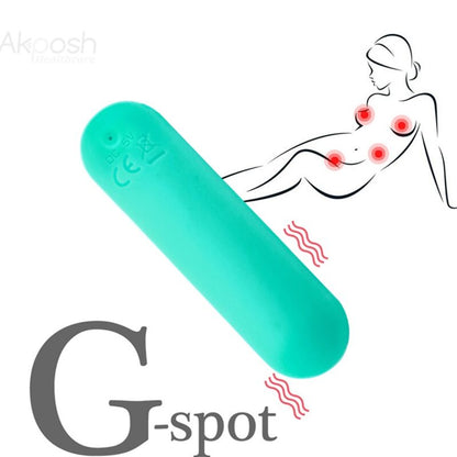 ARMONY Splash Joie Green Vibrating Bullet – Telecomando con 10 modalità di vibrazione