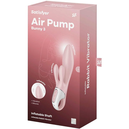 Satisfyer Air Pump Bunny – Vibratore gonfiabile personalizzato per un piacere unico
