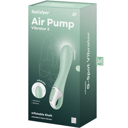 Satisfyer Air Pump Vibrador Inflable – Estimulador Con Diseño Innovador Para Placer Personal