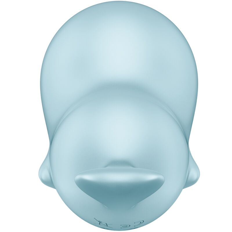 Satisfyer Sassy Seal Azul – Estimulador Recargable Con Diseño Innovador Y Tecnología De Pulsos