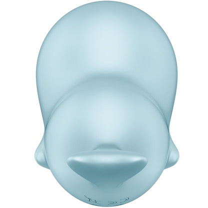 Satisfyer Sassy Seal Azul – Estimulador Recargable Con Diseño Innovador Y Tecnología De Pulsos