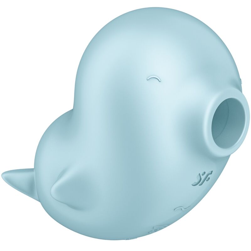 Satisfyer Sassy Seal Azul – Estimulador Recargable Con Diseño Innovador Y Tecnología De Pulsos