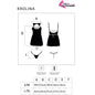 Comprar Livco Corsetti Fashion Krolina LC 90734 Chemise y Tanga Negro – Conjunto Elegante Para Comodidad Y Estilo Diario-Noxtic