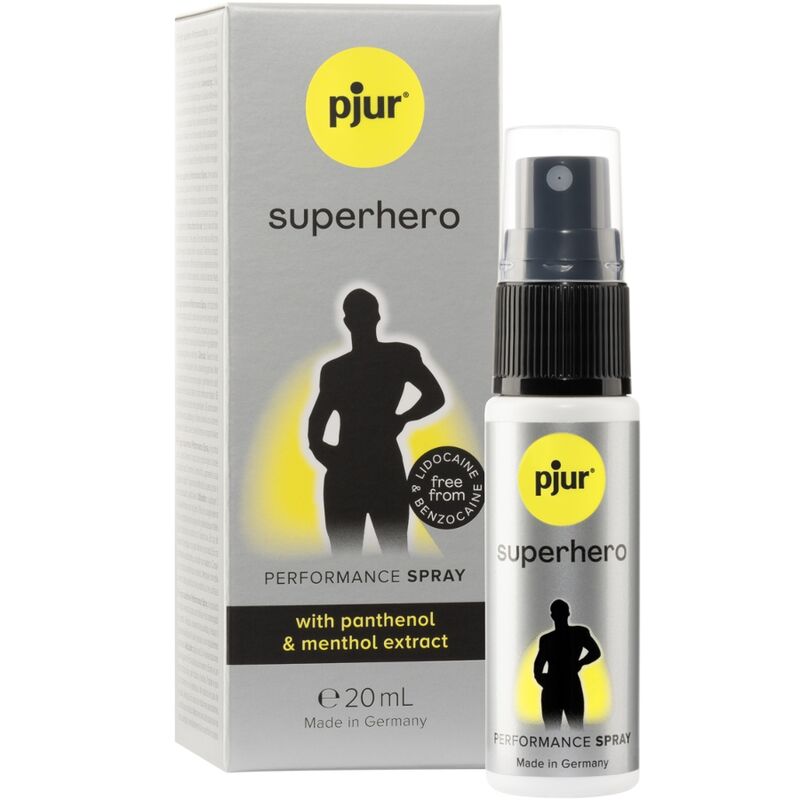 Comprar PJUR Superhero Performance Spray 20 ml – Spray Retardante Para Prolongar El Placer-Noxtic