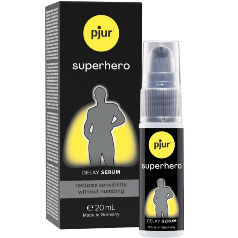 Comprar PJUR Superhero Serum Retardante Concentrado 20 Ml – Reducción De Sensibilidad Para Placer Prolongado-Noxtic