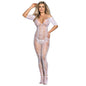 Comprar SUBBLIME Bodystocking Crotchless Con Patrón De Rosas – Lencería Elegante Para Sensación Única-Noxtic