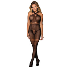 Comprar SUBBLIME Bodystocking De Rejilla Negro – Diseño Elegante Con Tirantes De Cuello Cruzados Para Comodidad Única-Noxtic