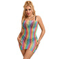 Comprar SUBBLIME Vestido De Rejilla Sin Mangas Arcoiris Talla Única – Diseño Colorido Para Estilo Elegante-Noxtic