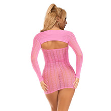 Comprar SUBBLIME Vestido De Rejilla Rosa Talla Única – Diseño Elegante Para Resaltar La Figura Femenina-Noxtic