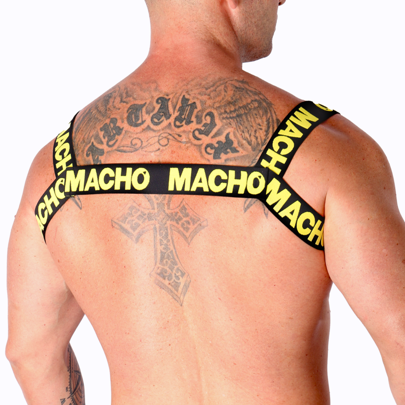 Comprar MACHO Arnés Doble Amarillo – Diseño Elegante Con Comodidad Excepcional-Noxtic