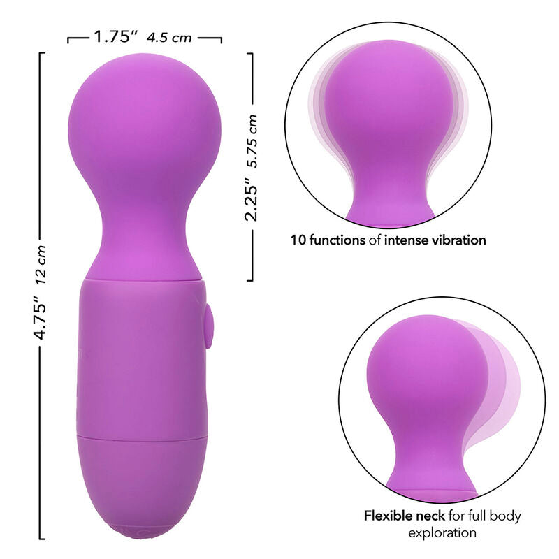 Comprar Calexotics First Time Masajeador Recargable Violeta – 10 Modos De Vibración Para Placer Personalizado-Noxtic