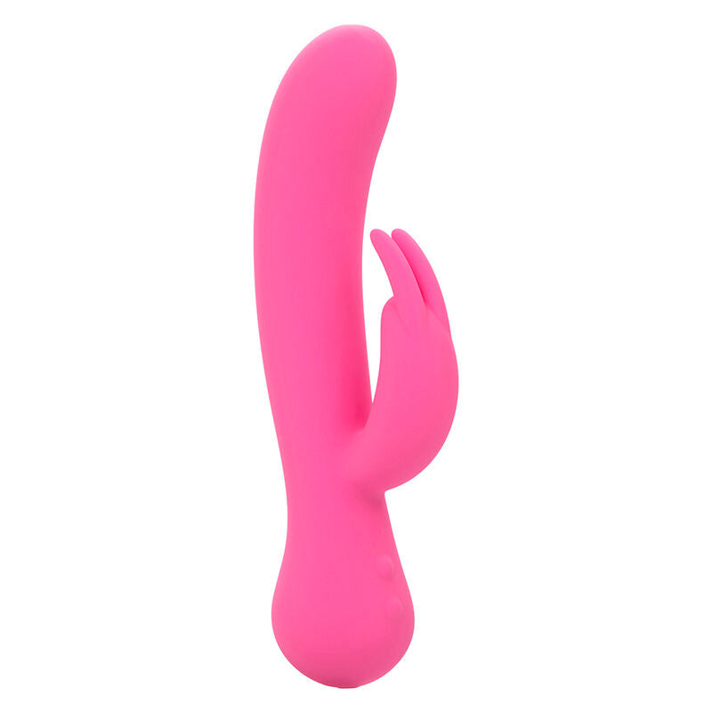 CALEXOTICS First Time Vibrador Rabbit Recargable Rosa – Experiencia De Doble Estimulación Con Diseño Elegante