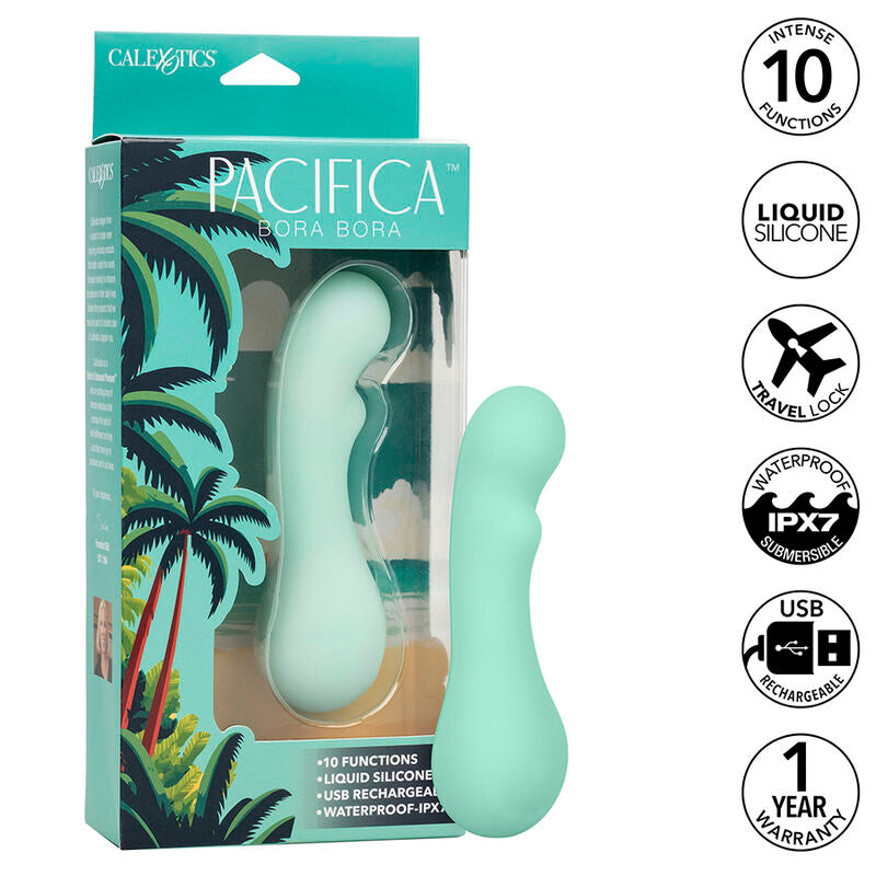 CALEXOTICS Pacifica Bora Bora – Estimulador Punto G Con 10 Vibraciones Para Placer Personal