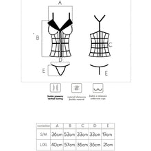 LIVCO CORSETTI FASHION - LAURA LC 20215 CORSET + THONG S/M