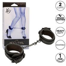 Comprar CALEXOTICS Esposas Nocturnal De Tobillo Cuero Ajustable Negro – Diseño Elegante Para Comodidad Y Estilo-Noxtic