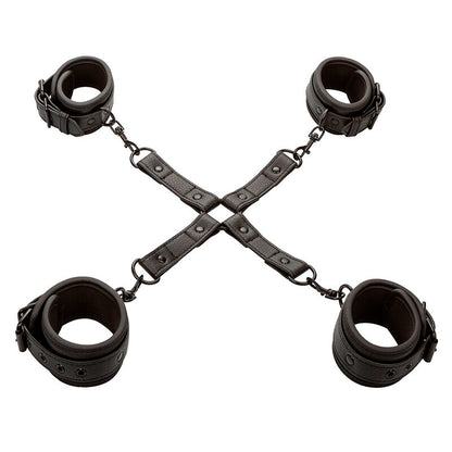 Comprar CALEXOTICS Nocturnal Conector Hog Tie Cuero Ajustable Negro – Diseño Elegante Para Experiencias Sensuales Únicas-Noxtic