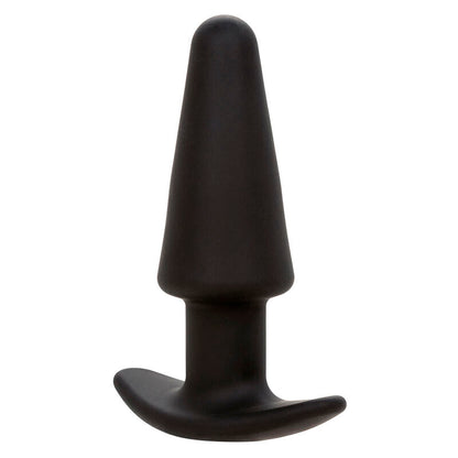 CALEXOTICS - ROCK BOTTOM CONICAL ANAL PLUG 10 VIBRATIONS BLACK SILICONE