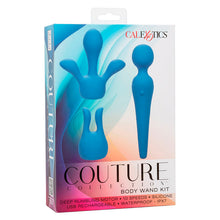 CALEXOTICS - COUTURE KIT VIBRATING WAND 10 VIBRATIONS BLUE