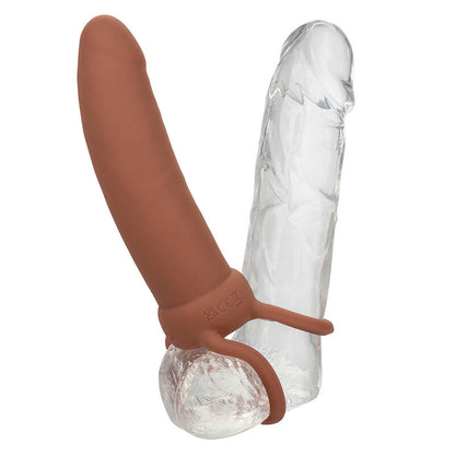 CALEXOTICS - MAXX DOUBLE PENETRATOR THICK 10 VIBRATIONS MULATTO