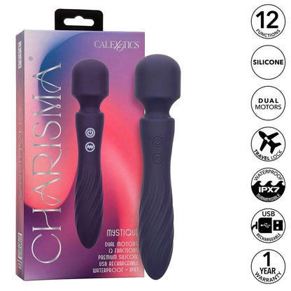 Comprar CALEXOTICS Charisma Mystique – Masajeador Doble Motor Con 12 Funciones Para Placer Personalizado-Noxtic