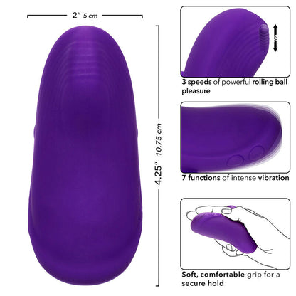 Comprar CALEXOTICS Envy Masajeador De Bola Rodante Morado – Innovador Diseño Ergonómico Con 7 Vibraciones-Noxtic
