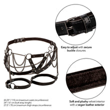 CALEXOTICS Euphoria Arnés De Muslo Con Cadenas Premium – Diseño Elegante Para Exploración Segura y Confiada