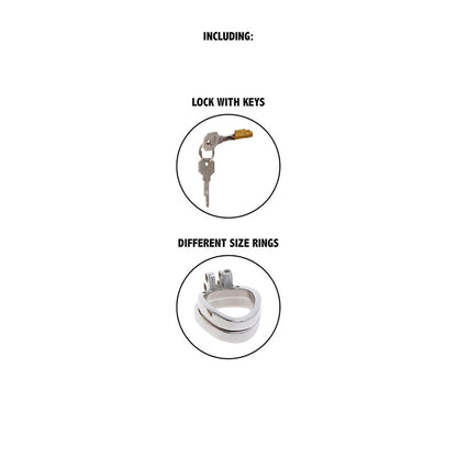 Comprar Hidden Desire Jaula De Castidad Metal – Control Total Con Diseño Ergonómico-Noxtic