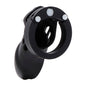 Comprar HIDDEN DESIRE Jaula De Castidad Silicona Talla L Negra – Diseño Ergonómico Para Control Y Conexión Intima-Noxtic