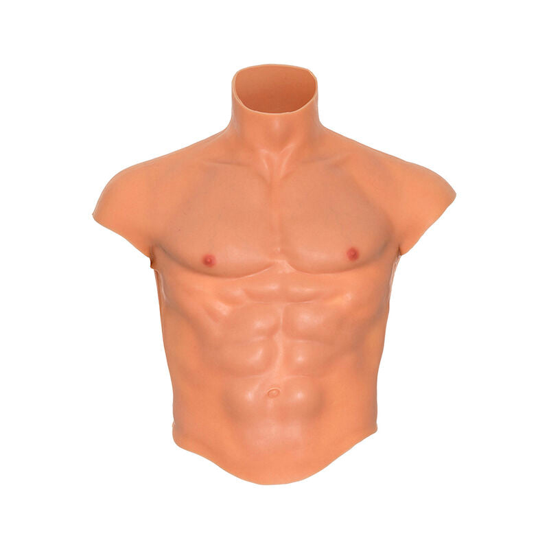 HIDDEN DESIRE Camiseta Silicona Torso Masculino – Diseño Elegante Con Abdominales Naturales