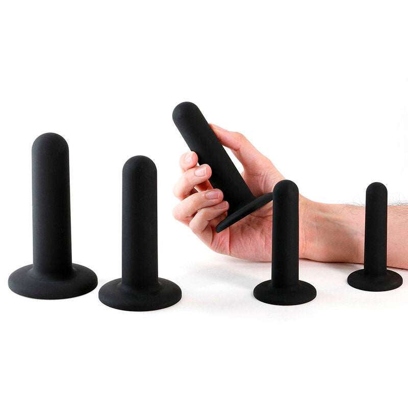 Kit dilatatore NS Novelties Renegade Black – Set dilatatore per il piacere e l'autoesplorazione